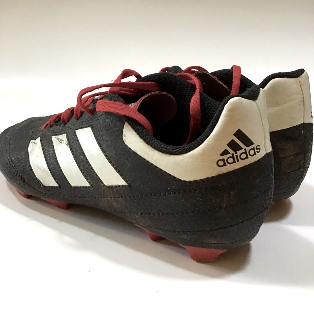 Adidas Soccer Cleats Goletto Mens 5 PRB 698001 Black Red White Football Shoes
